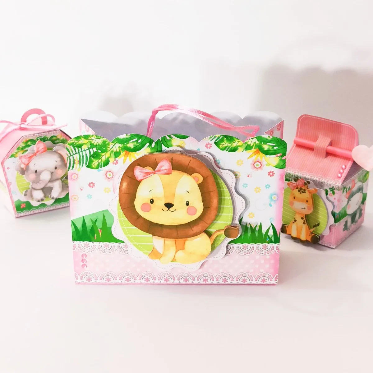 Kit Festa Só um bolinho Safari Menina -Arquivo Digital 3 Kit Festa Só um bolinho Safari Menina -Arquivo Digital