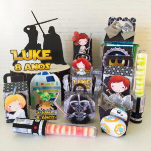 Kit Festa Star Wars Digital com Moldes para Imprimir