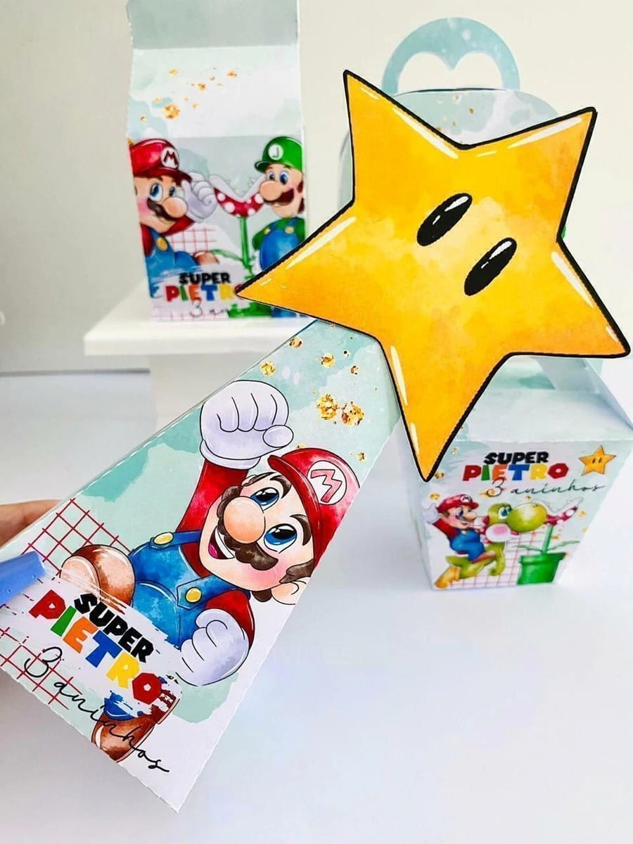 Kit Festa Super Mario Studio e PDF Artes para Imprimir 2 Kit Festa Super Mario Studio e PDF Artes para Imprimir - Imagem 2