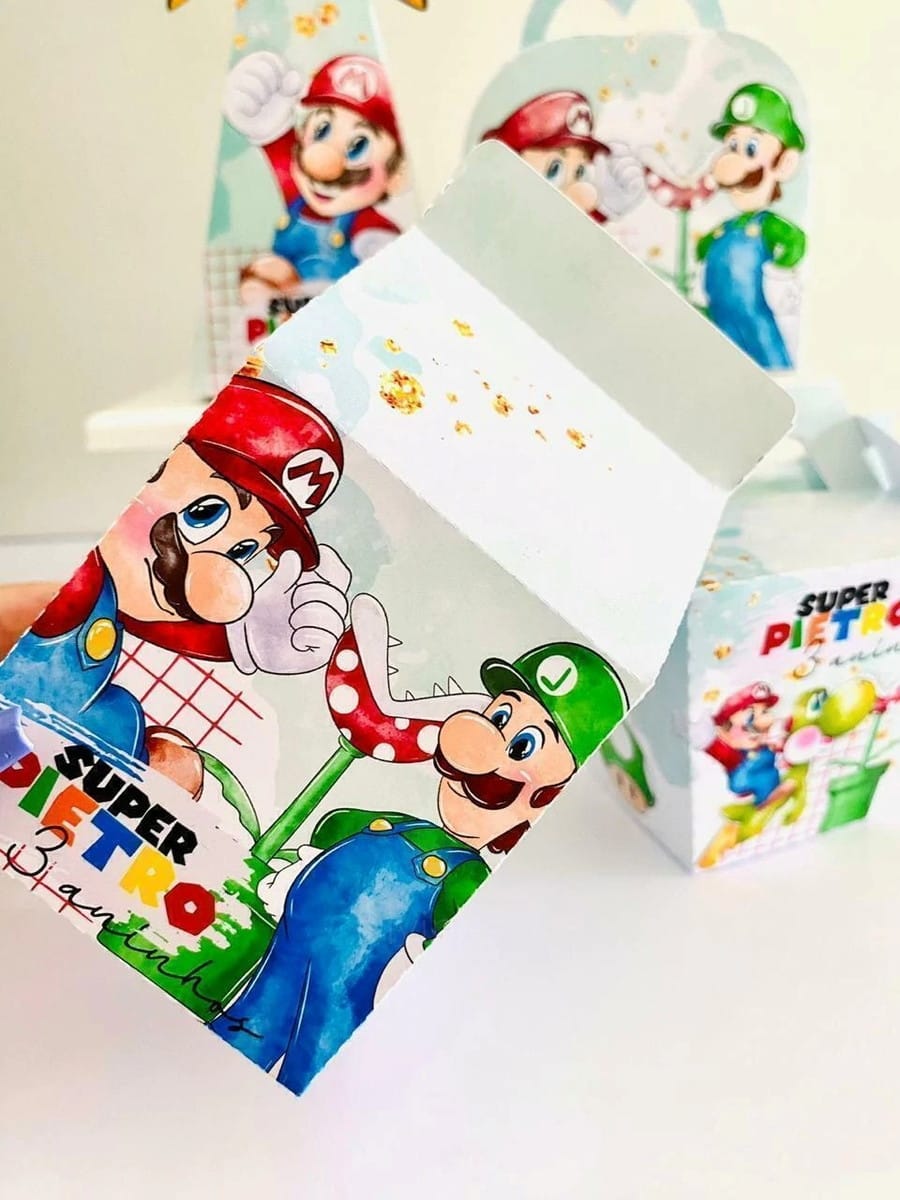 Kit Festa Super Mario Studio e PDF Artes para Imprimir 4 Kit Festa Super Mario Studio e PDF Artes para Imprimir - Imagem 4