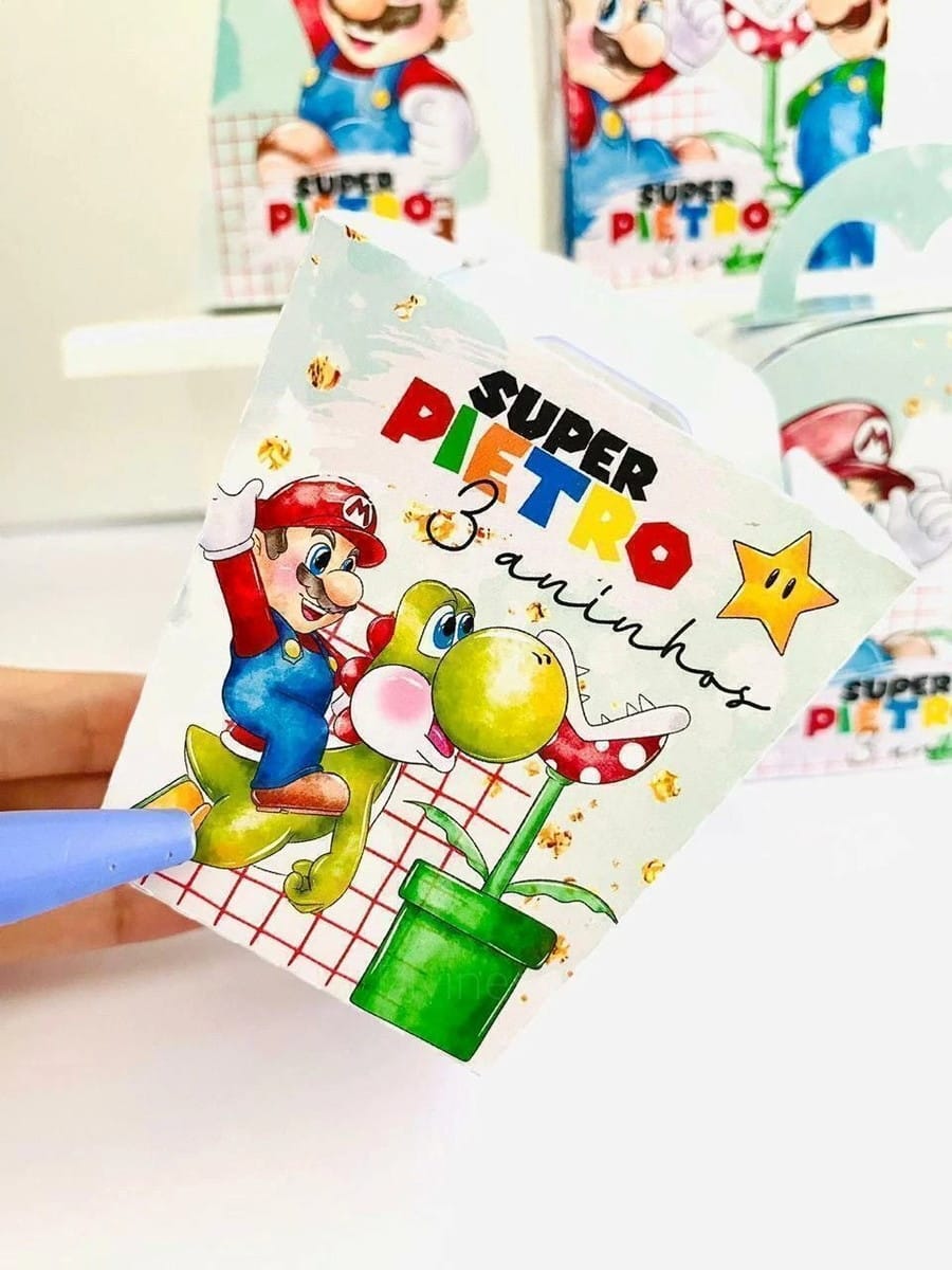 Kit Festa Super Mario Studio e PDF Artes para Imprimir 1 Kit Festa Super Mario Studio e PDF Artes para Imprimir