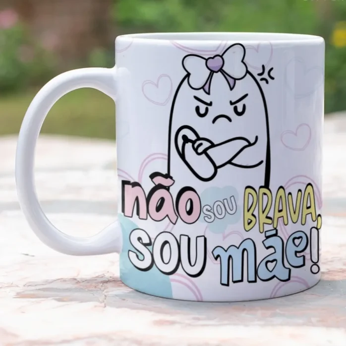Kit Flork Super Mãe para Caneca – Arquivo Digital