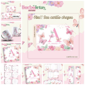 Kit Kids Borboleta Menina
