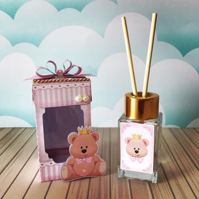 Kit Lembrancinhas Maternidade Ursinha Rosa