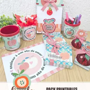 Kit Maçãs Polly Professores Arquivo Digital Personalizado 7 Kit Maçãs Polly Professores Arquivo Digital Personalizado