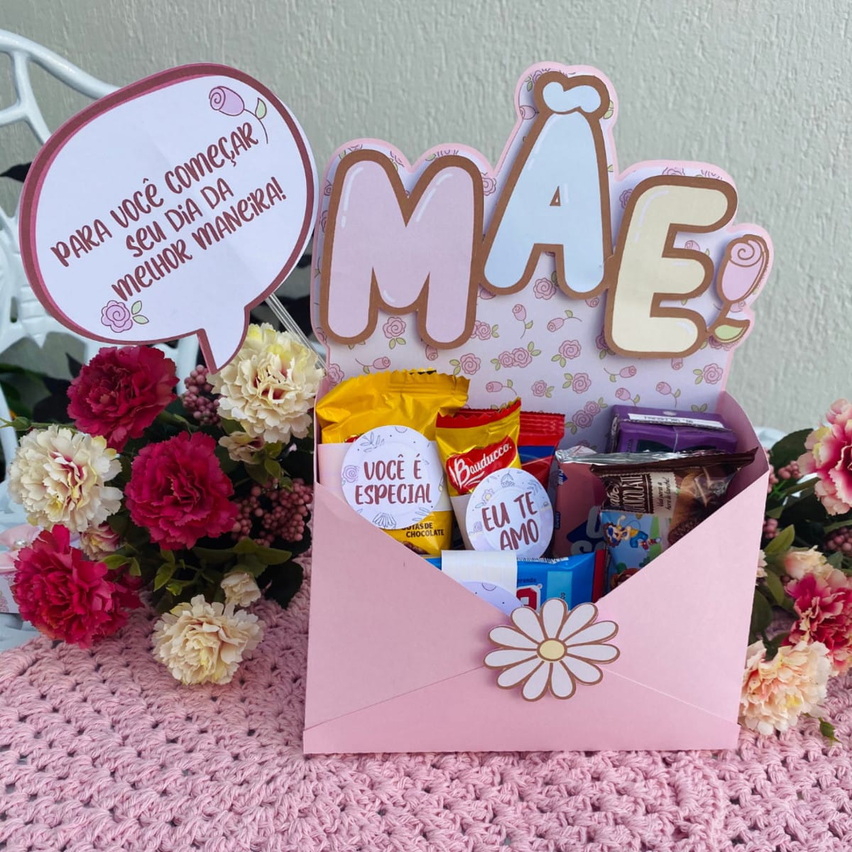 Kit Mãe Rosa para Scrapbook no Dia das Mães 4 Kit Mãe Rosa para Scrapbook no Dia das Mães
