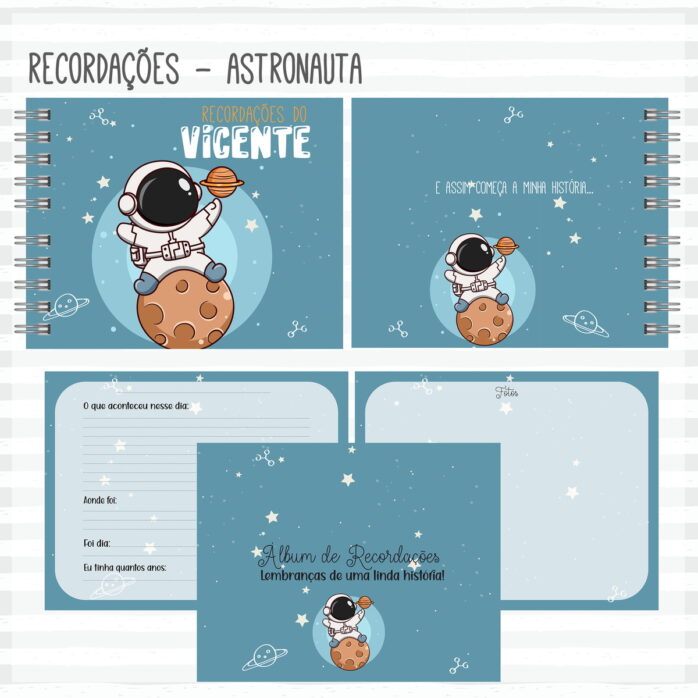 Kit Maternidade Astronauta Menino