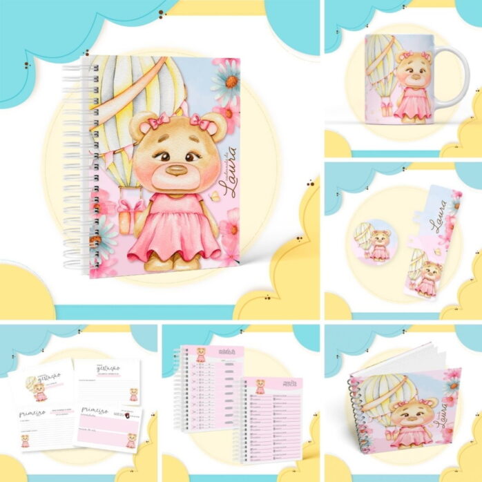 Kit Maternidade Ursinha Baloeira