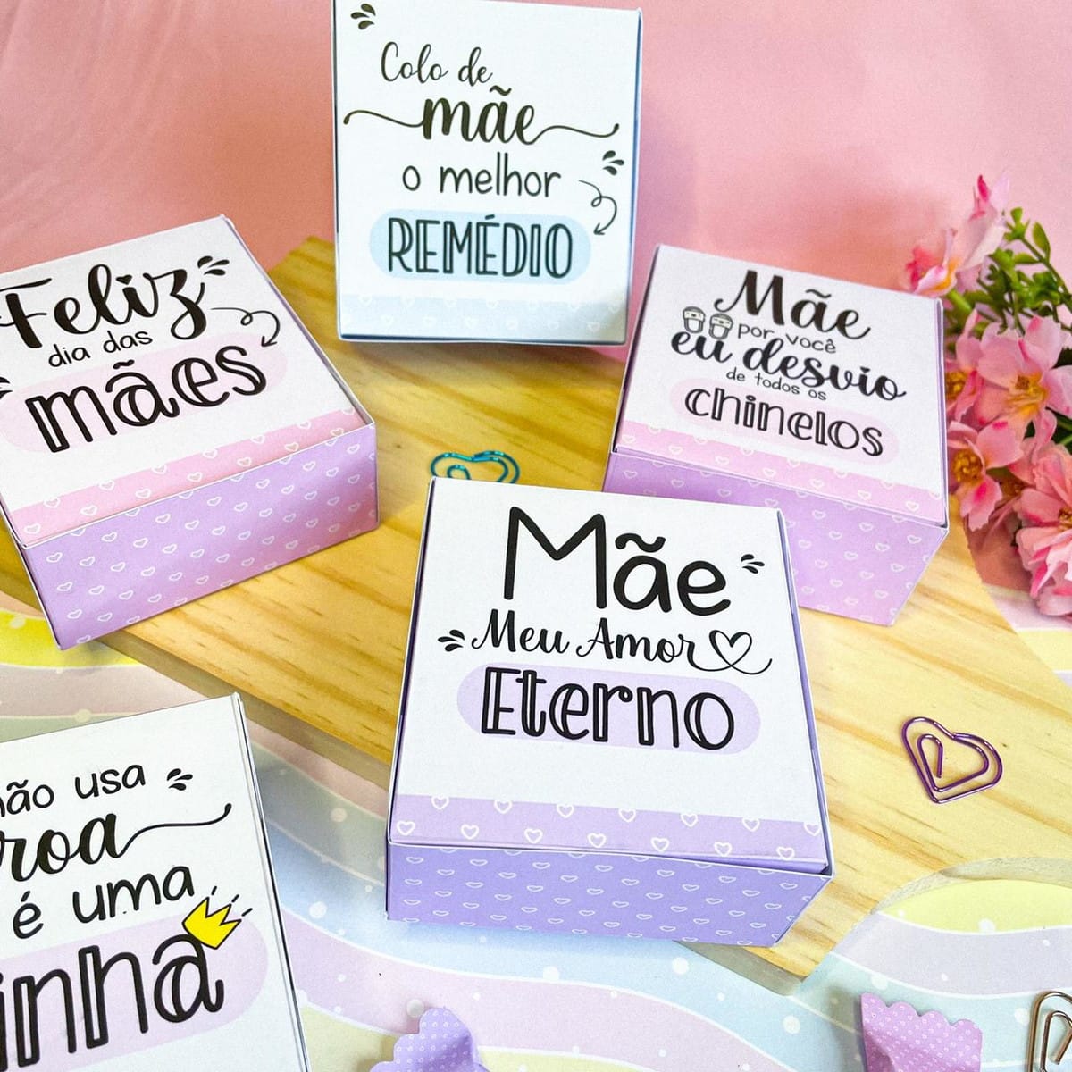 Kit Mimos Dia das Mães Digital para Imprimir 2 Kit Mimos Dia das Mães Digital para Imprimir - Imagem 2