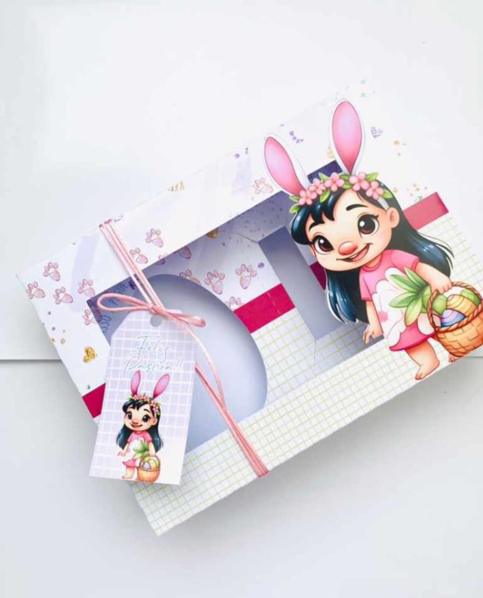 Kit Mini Confeiteiros Páscoa Lilo e Stitch Digital 3 Kit Mini Confeiteiros Páscoa Lilo e Stitch Digital - Imagem 3