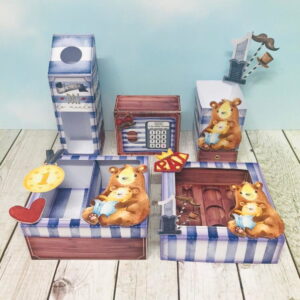 Kit Digital Dia dos Pais Embalagens Personalizadas Urso 12 kit pai urso arquivo digital
