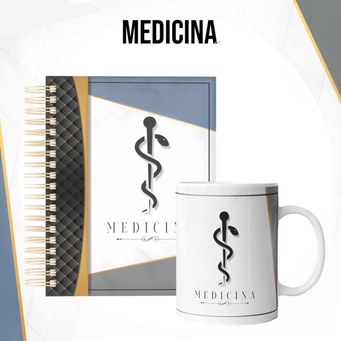 Kit para Encadernação Medicina Masculina