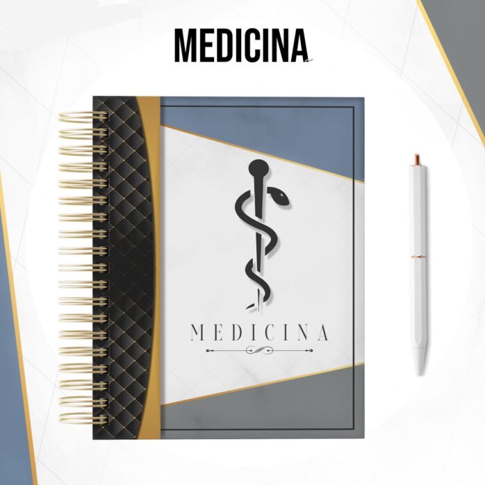 Kit para Encadernação Medicina Masculina