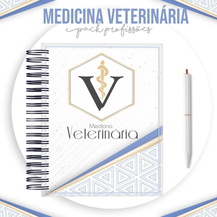 Kit para Encadernação Medicina Veterinária