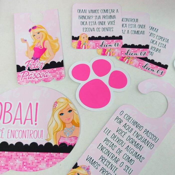 Kit Páscoa Barbie