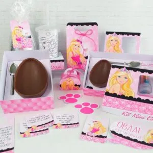 Kit Páscoa Barbie 17 Kit Páscoa Barbie