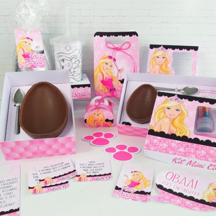 Kit Páscoa Barbie