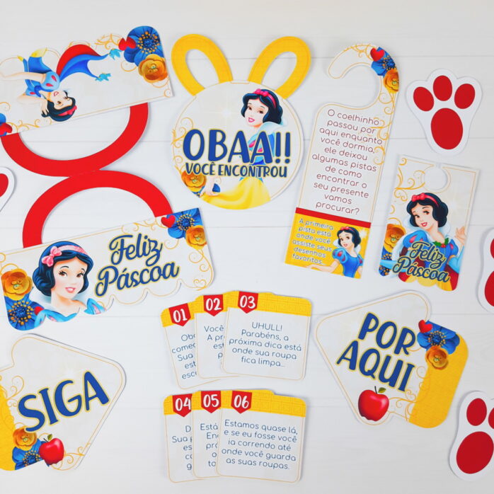 Kit Páscoa Branca de Neve