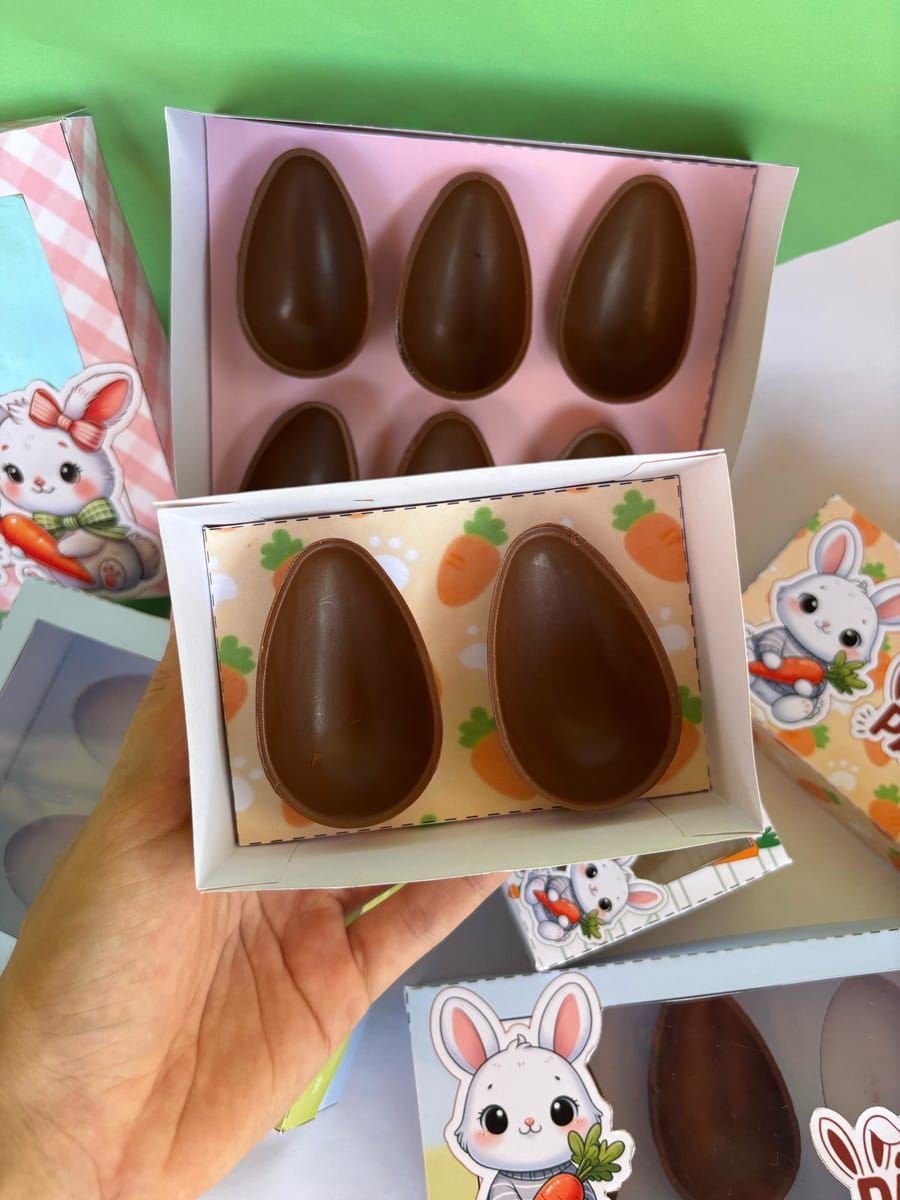 Kit Caixas de Páscoa Canva para Editar e Imprimir 2 Kit Caixas de Páscoa Canva para Editar e Imprimir - Imagem 2