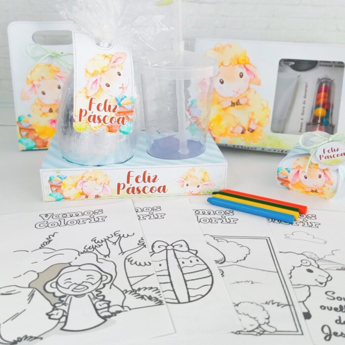 Kit Páscoa Cordeirinho