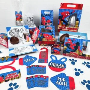 Kit Páscoa Homem Aranha 7 Kit Páscoa Homem Aranha