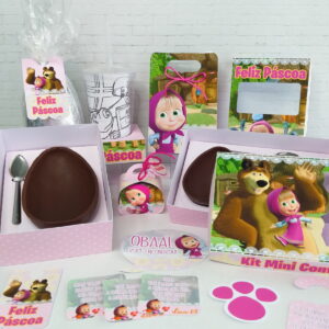 Kit Páscoa Marsha e o Urso