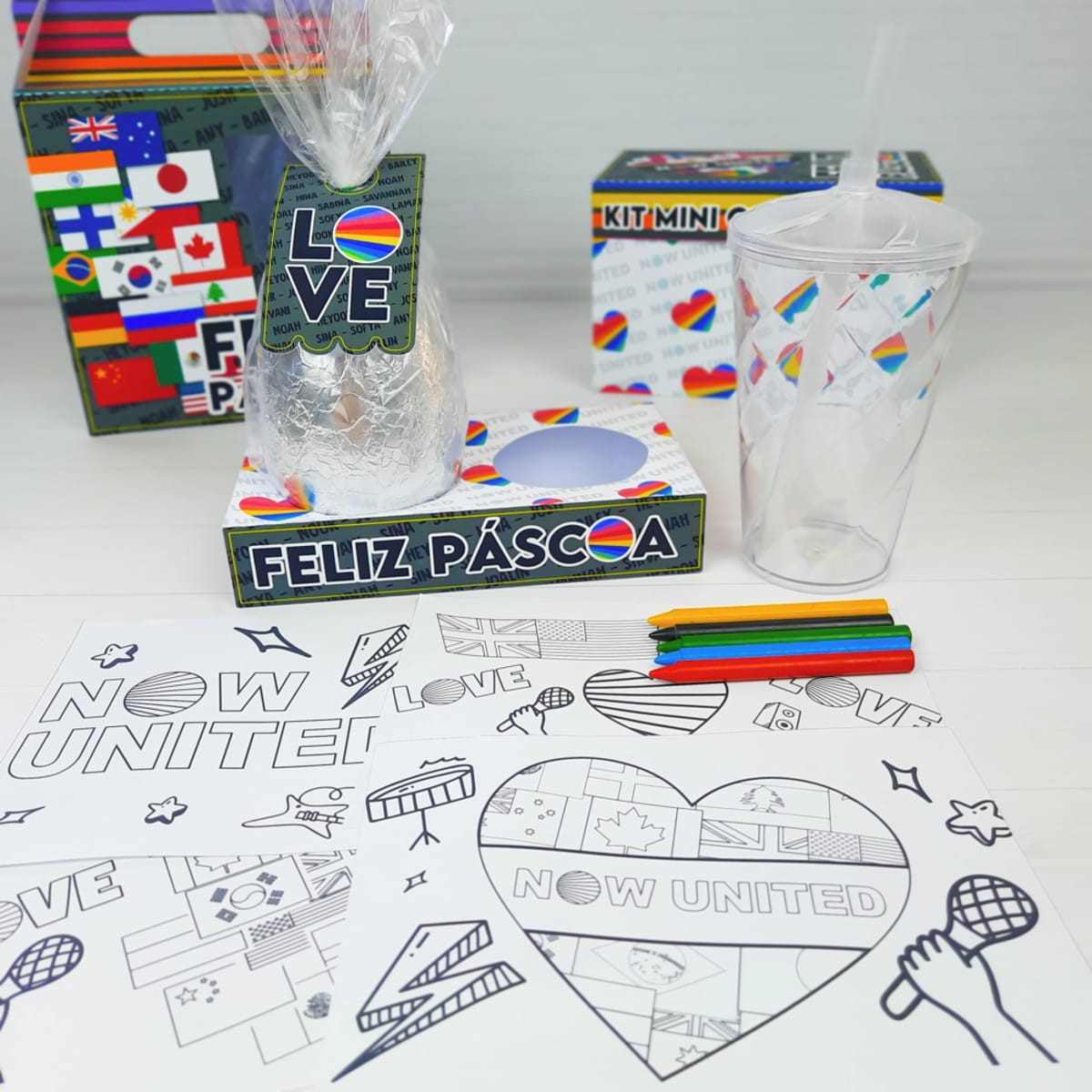 Artes Digitais Kit Páscoa Now United para Embalagens 3 Artes Digitais Kit Páscoa Now United para Embalagens - Imagem 3