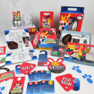 Kit Páscoa Pokémon Digital para Imprimir e Editar 11 kit pascoa pokemon arquivo digital 4