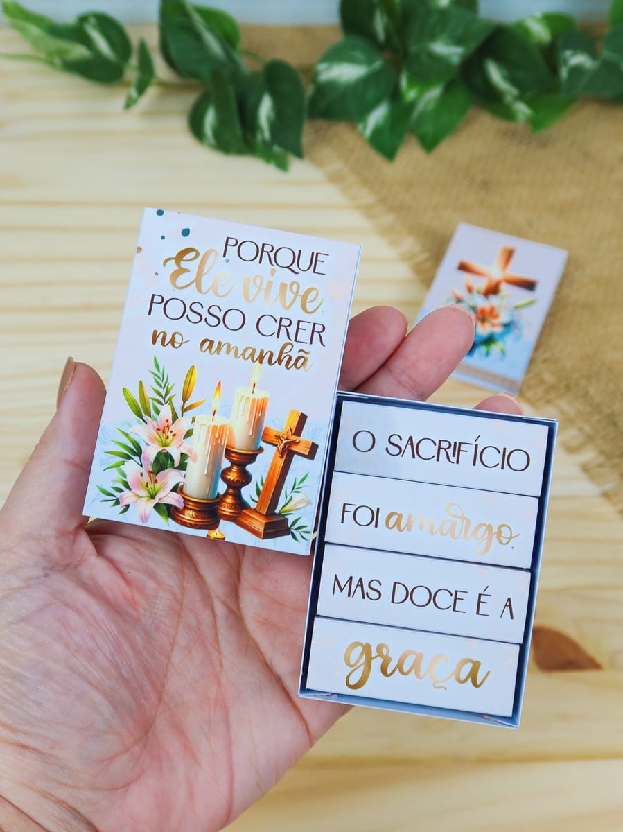 Kit Digital Páscoa Religiosa Realista Floral com Jesus 4 Kit Digital Páscoa Religiosa Realista Floral com Jesus - Imagem 4