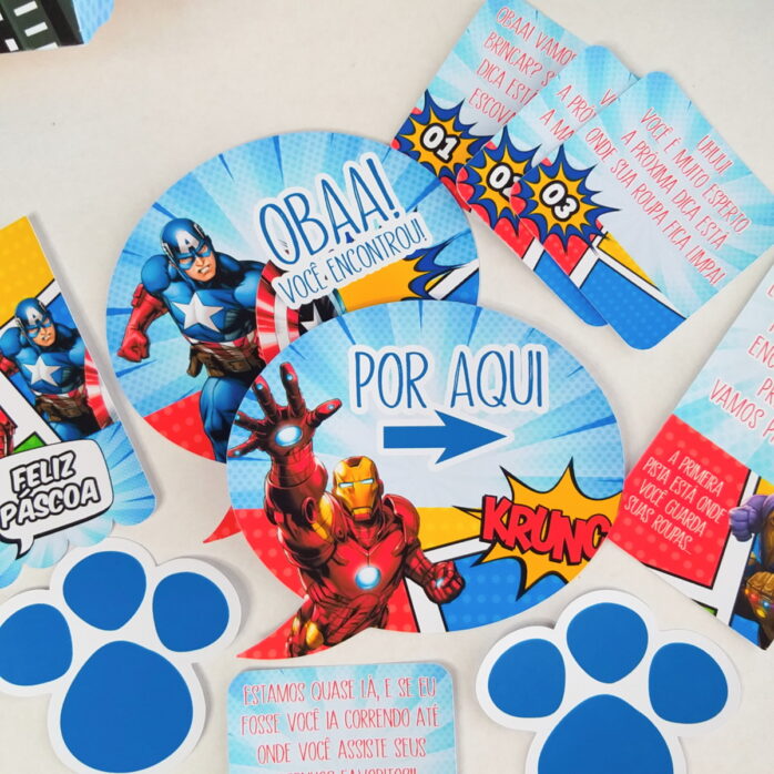 Kit Páscoa Vingadores