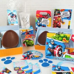 Kit Páscoa Vingadores 7 Kit Páscoa Vingadores