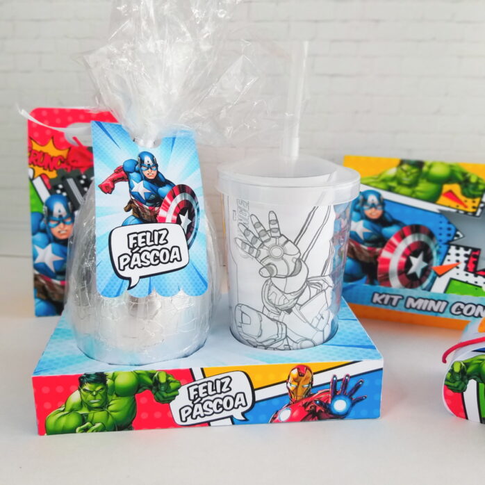 Kit Páscoa Vingadores