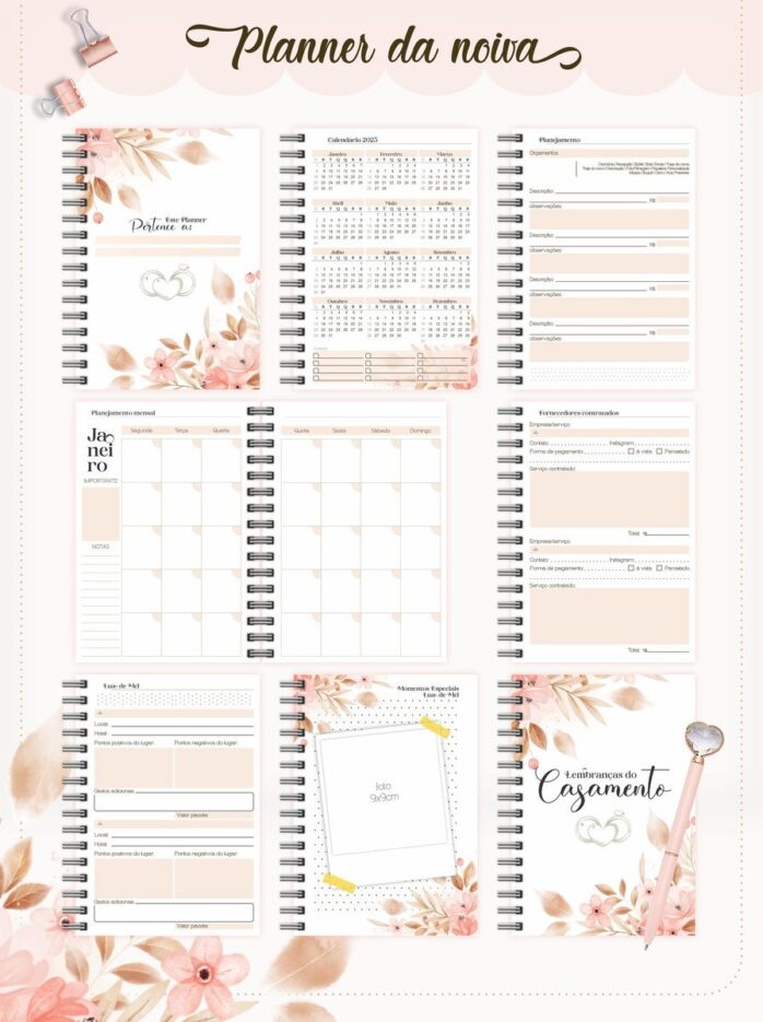 Kit Planner da Noiva