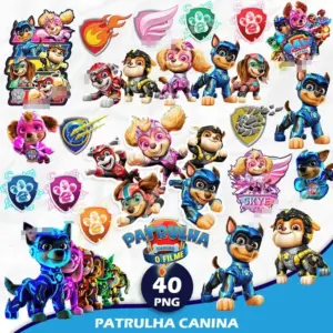 Kit PNG Patrulha Canina Completo para Sublimação 4 Kit PNG Patrulha Canina Completo para Sublimação