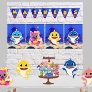 Kit Só um Bolinho Babyshark 9 Kit Só um Bolinho Babyshark