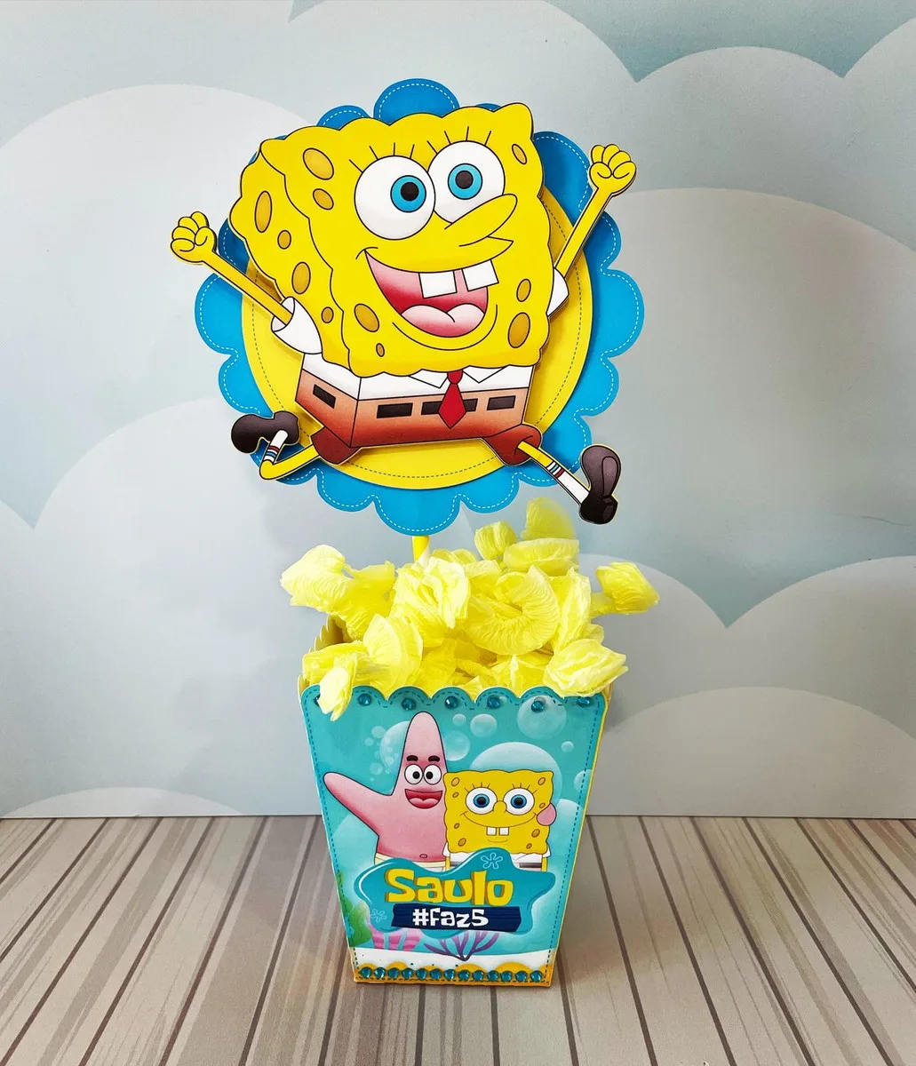 Kit Só um bolinho Bob Esponja 3 Kit Só um bolinho Bob Esponja