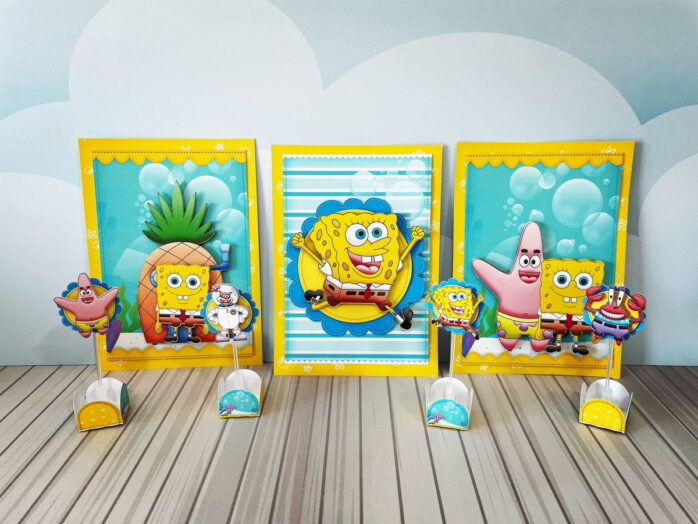Kit Só um bolinho Bob Esponja