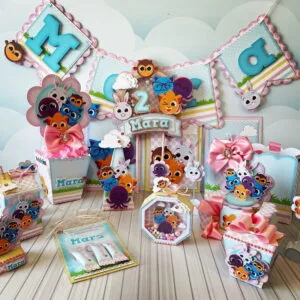 Kit Só um bolinho Bolofofos Menina 5 Kit Só um bolinho Bolofofos Menina