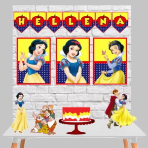 kit so um bolinho branca de neve arquivo digital