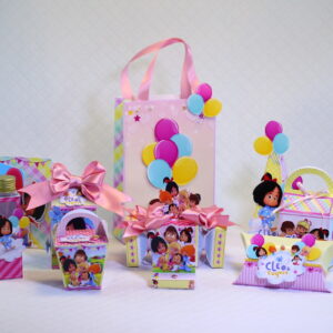 Kit Digital Festa Cleo e Cuquin com Embalagens 14 kit so um bolinho cleo e cuquin arquivo digital 1