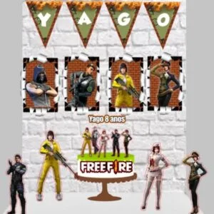 Kit Só um Bolinho Free Fire