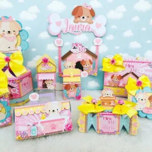 Kit Só um bolinho Pets Menina 20 Kit Só um bolinho Pets Menina