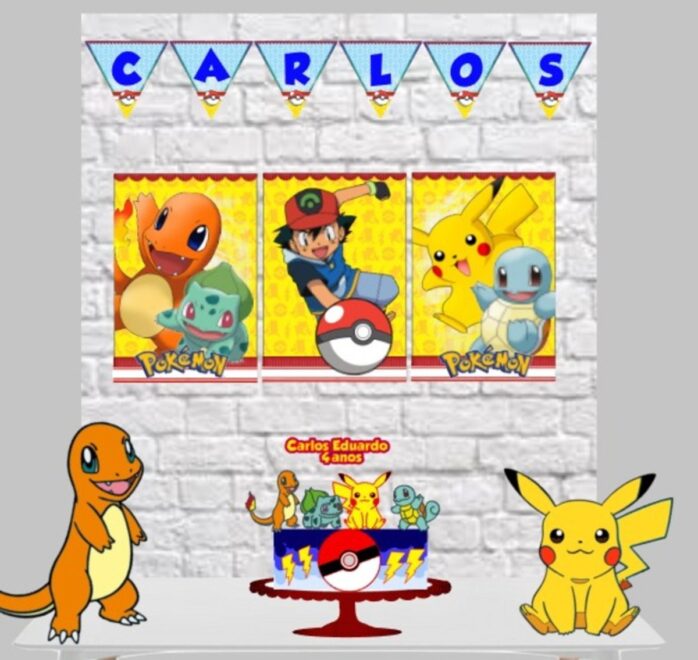 Kit Só um Bolinho Pokemon