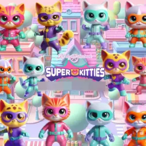 Kit Super Kitties Gatos PNG Sublimacao e Scrapbooking 17 Kit Super Kitties Gatos PNG Sublimacao e Scrapbooking