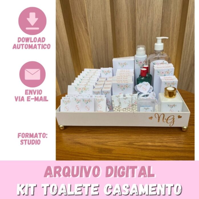 Kit Toalete Banheiro Casamento - Studio