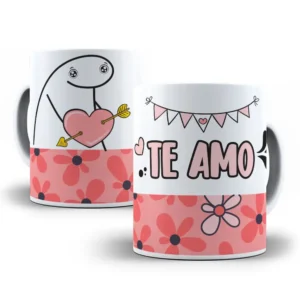Kits de Arte Florks Sublimação Canecas - Dia dos Namorados