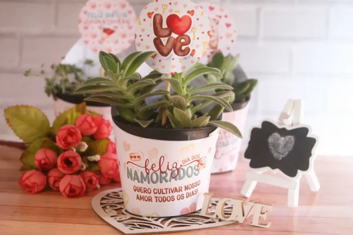 Kits de Moldes para Plantas: Especial Dia dos Namorados