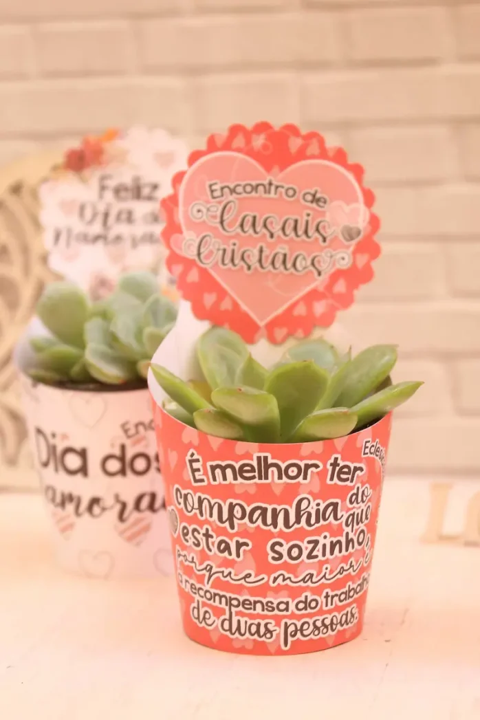Kits de Moldes para Plantas: Especial Dia dos Namorados