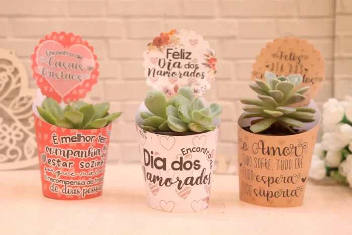 Kits de Moldes para Plantas: Especial Dia dos Namorados