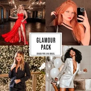 Lb Presets Lightroom Glamour Pack Filtros Efeitos Para Fotos